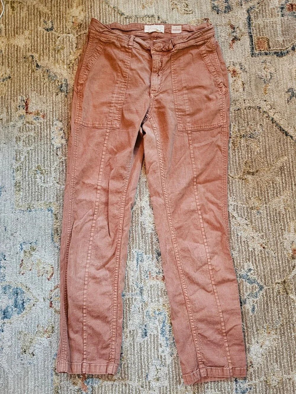 Anthropologie Wanderer Utility Pants, Sz 27 With 28" Inseam.